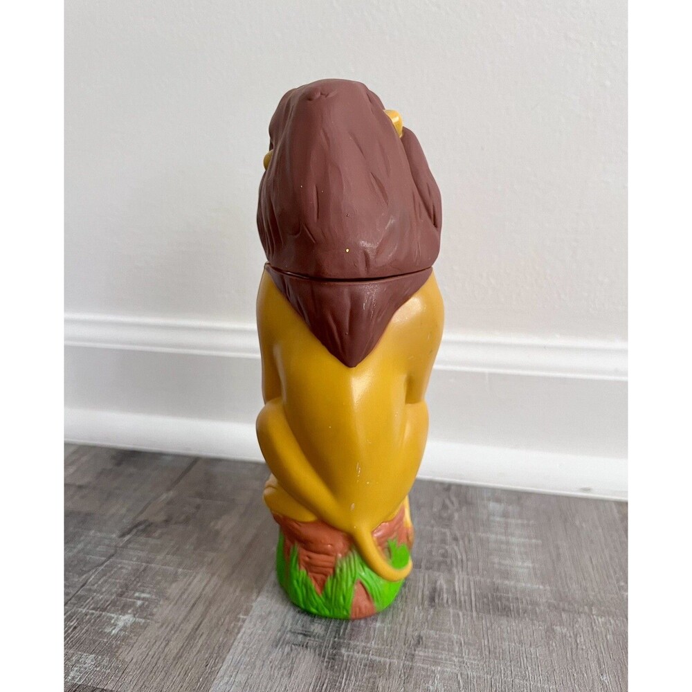 Lion King Vintage 90s 8.5” Empty Shampoo Bottle Disney Collectible Mufasa Simba - Picture 2 of 7